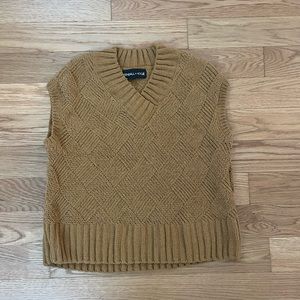 Soft knit sweater vest